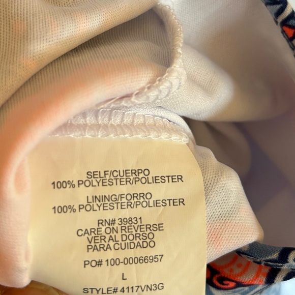 My‎ Michele Girls Blue/Orange/White Romper Size Large - Picture 8 of 11